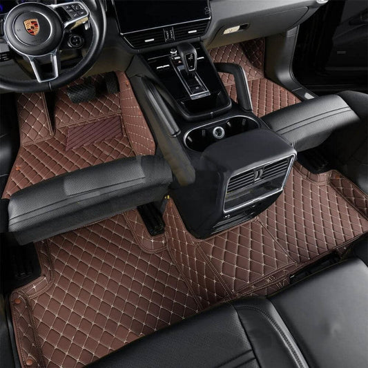 Dark Brown Luxury Car Mats set